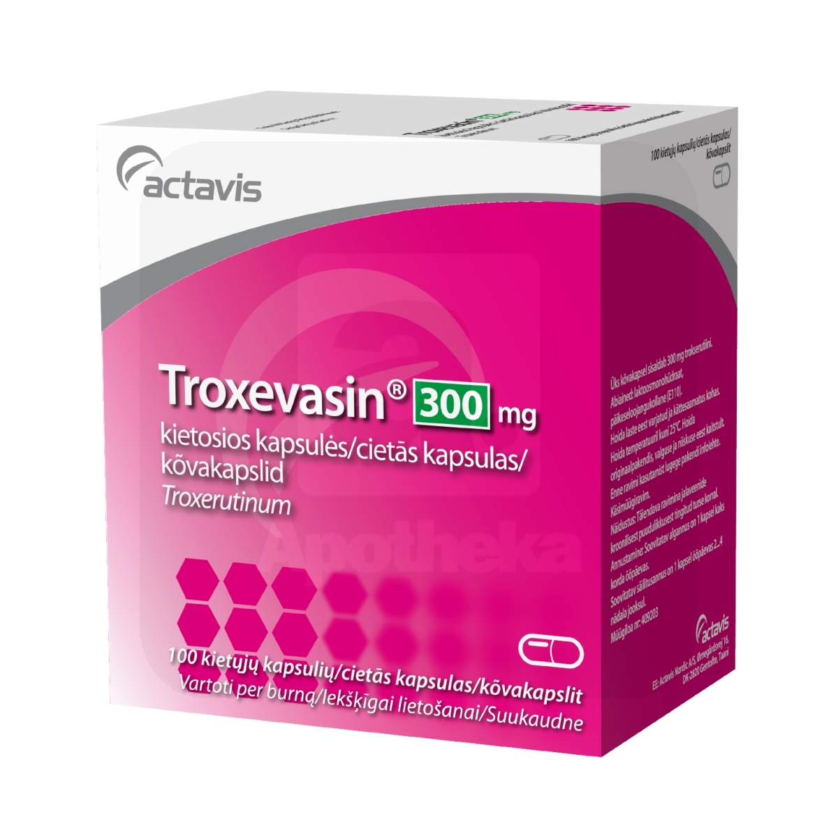 TROXEVASIN CAPS 300MG N100