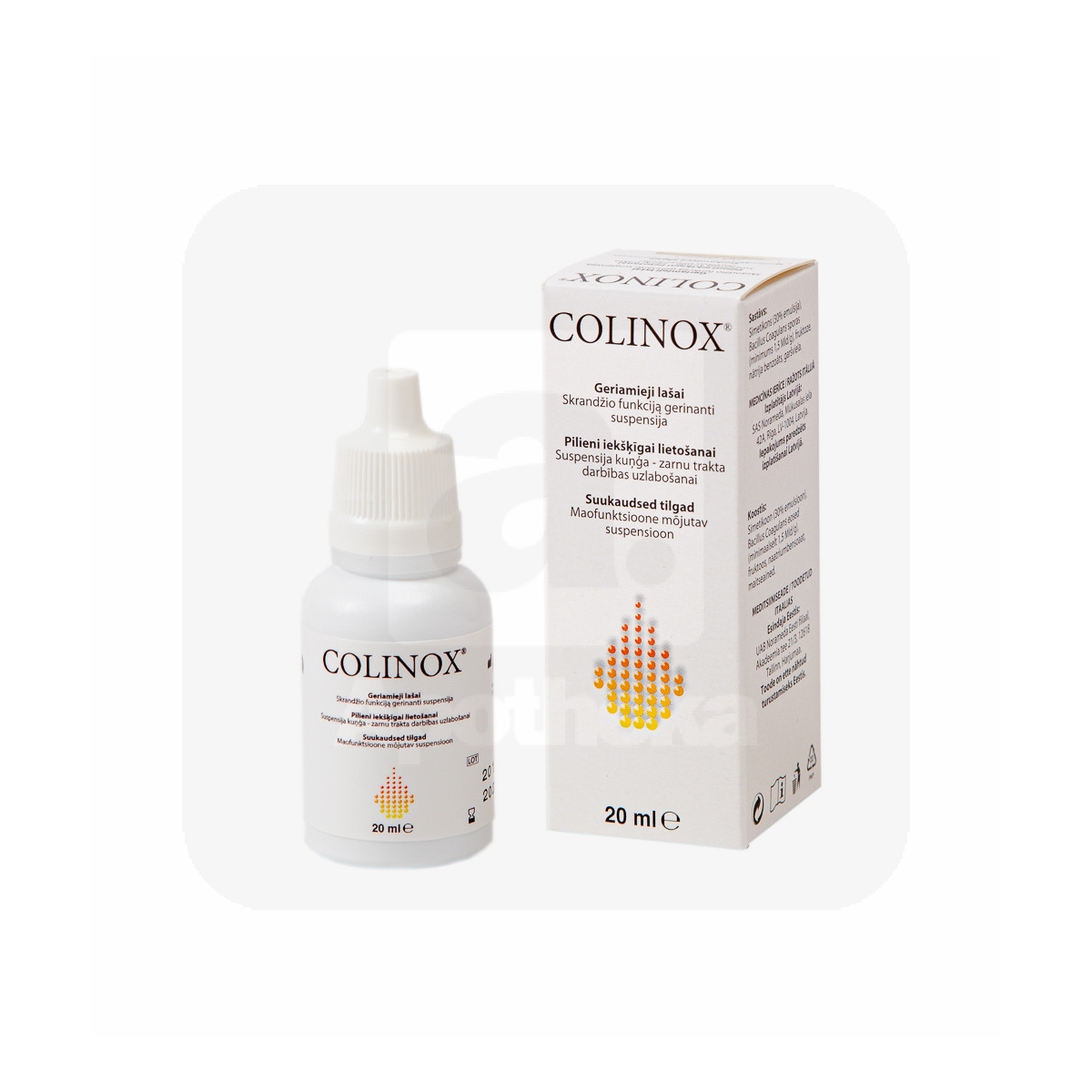 COLINOX SUUKAUDSED TILGAD 20ML - Изображение товара