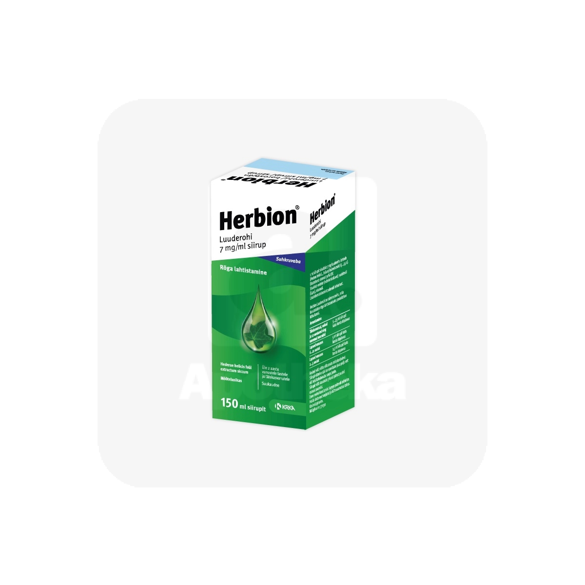 HERBION LUUDEROHI SIIRUP 7MG/ML 150ML N1 - Изображение товара