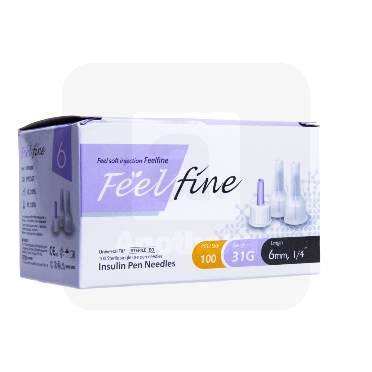 INSULIININÕELAD SMS FEELFINE 31G 6MM N100 - Изображение товара