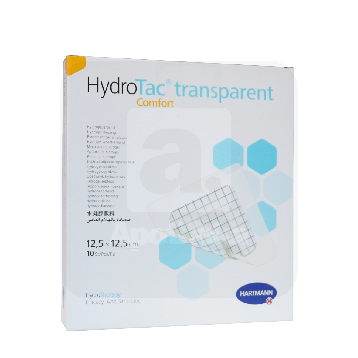 HYDROTAC TRANSPARENT COMFORT HAAVASIDE 12,5X12,5CM N10 - Изображение товара