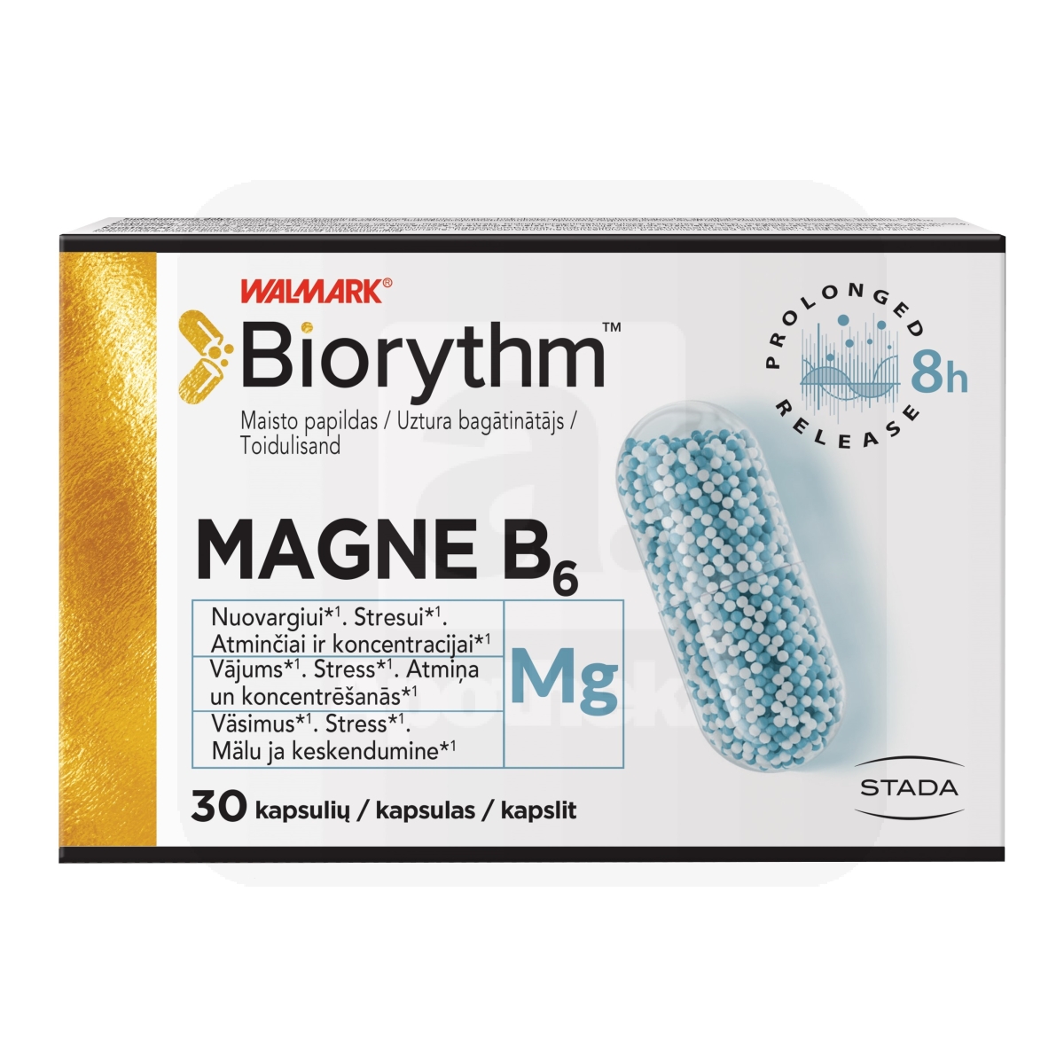 BIORYTHM MAGNE B6 KAPSLID N30 - Изображение товара