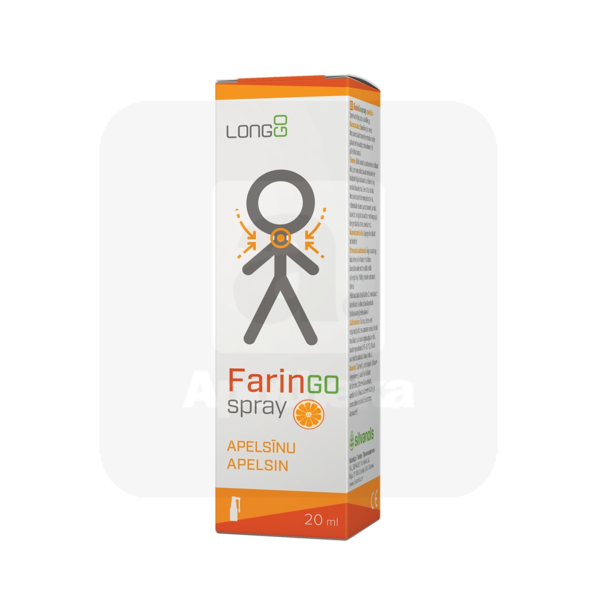 FARINGO SPRAY APELSIN 20ML