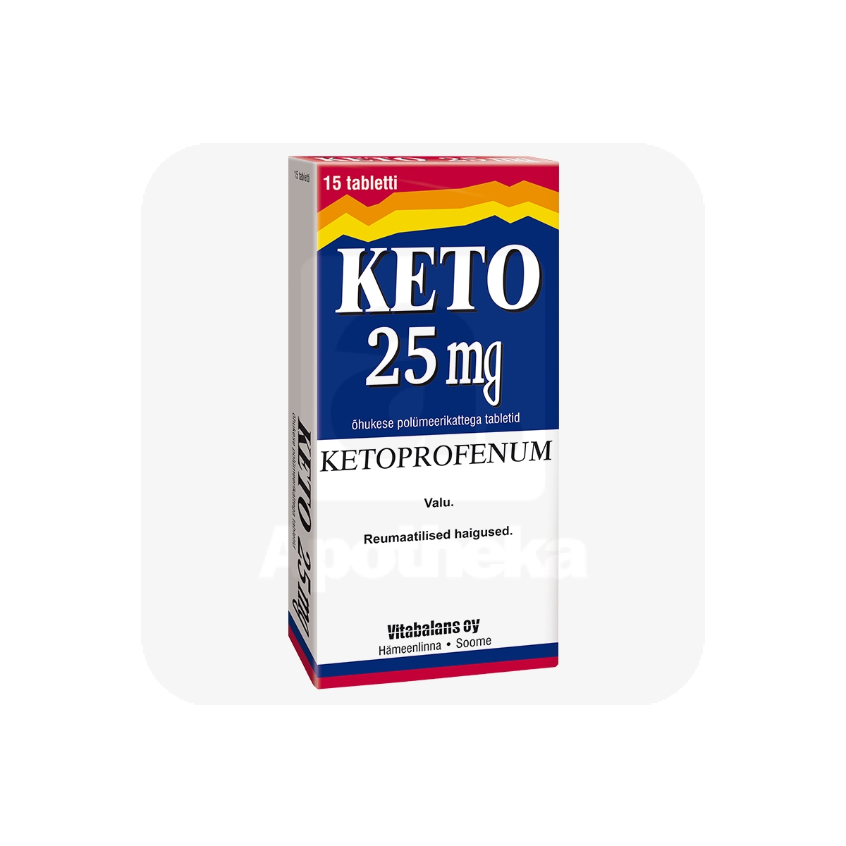 KETO TBL 25MG N15 - Изображение товара