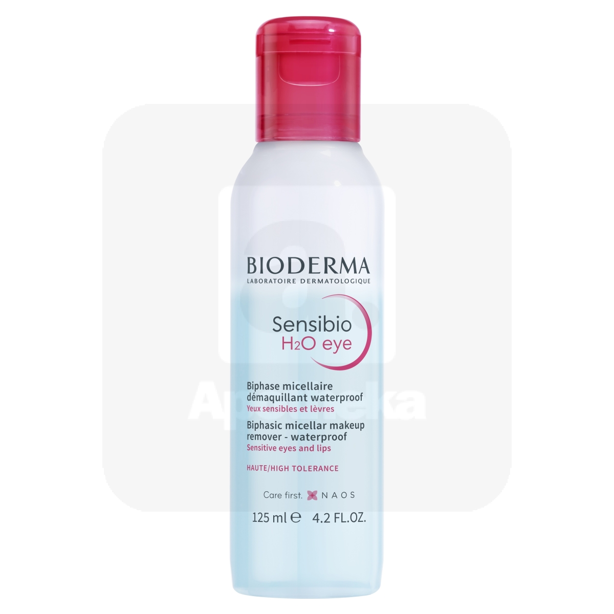 BIODERMA SENSIBIO H2O SILMAMEIGIEEMALDAJA 125ML - Изображение товара