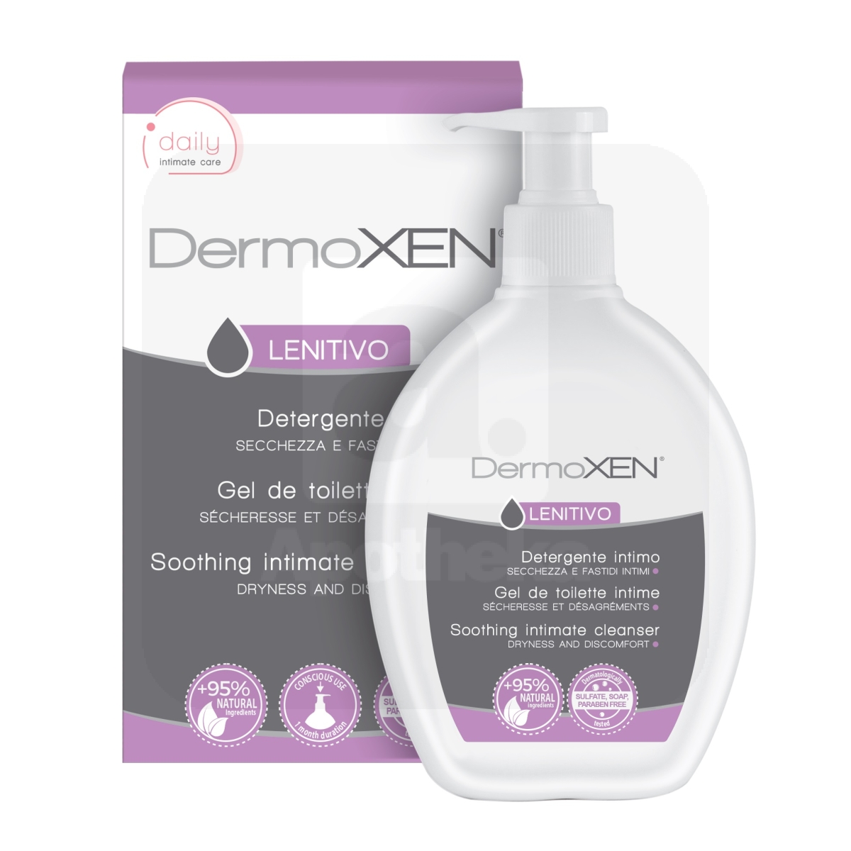 DERMOXEN LENITIVO INTIIMPESUGEEL TUPEKUIVUSE KORRAL  200ML - Изображение товара