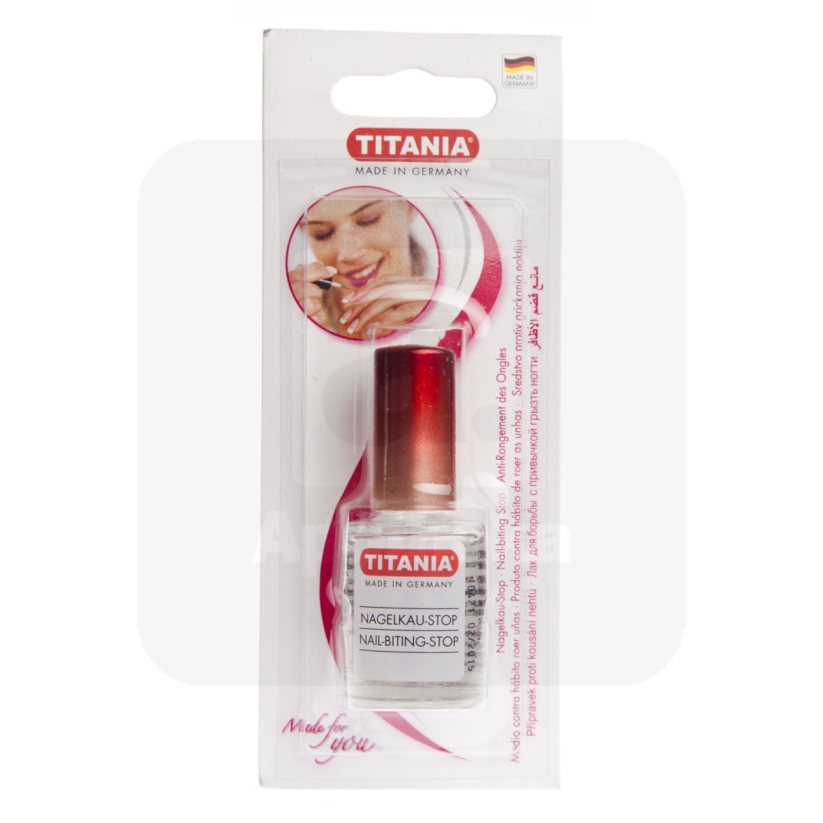 TITANIA KÜÜNE NÄRIMISVASTANE LAKK 10ML /1106/ - Изображение товара