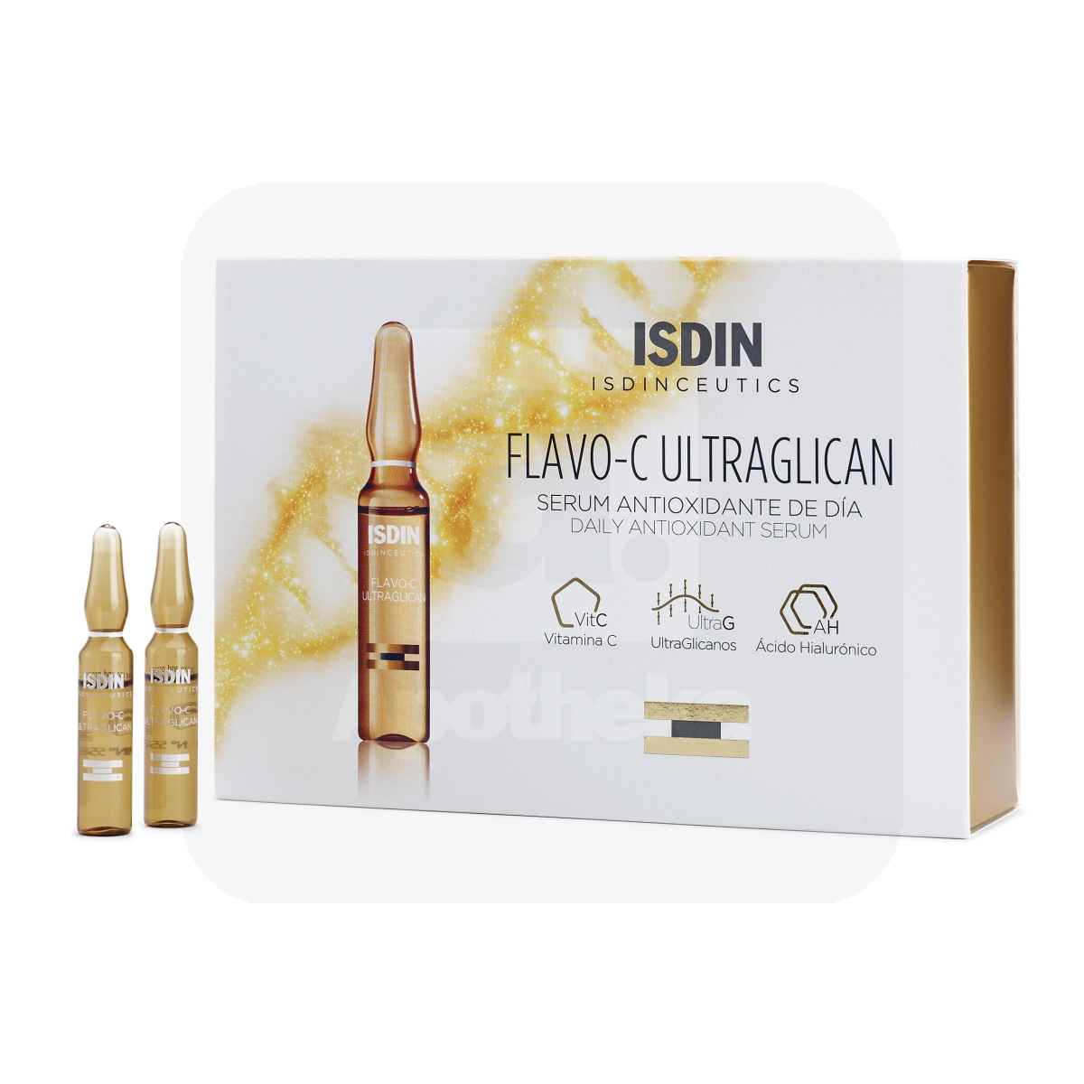 ISDIN FLAVO-C AMPULLID ULTRAGLICAN 2ML N10 - Изображение товара 1