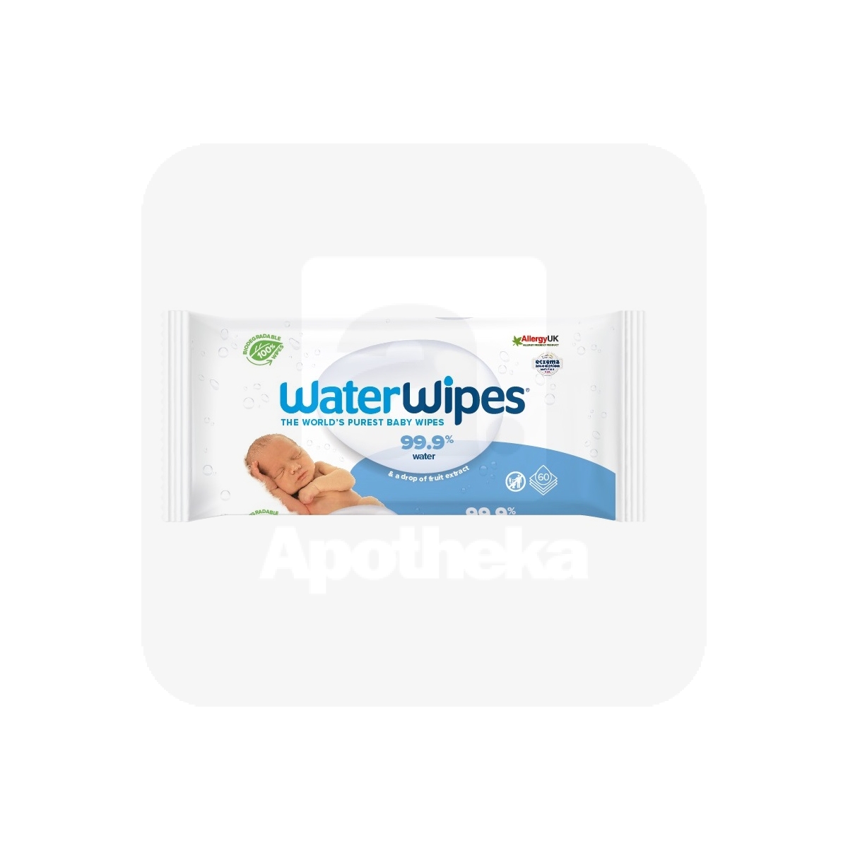 WATER WIPES BIO NIISKED BEEBISALVRÄTID N60