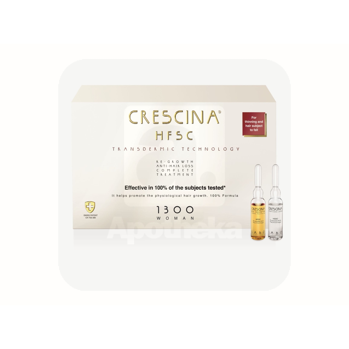 CRESCINA TRANSDERMIC 1300 AMPULLID NAISTELE 3,5ML N10+10 - Изображение товара