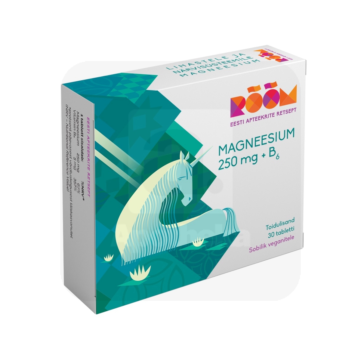 RÕÕM MAGNEESIUM 250MG +B6 TBL N30 - Изображение товара