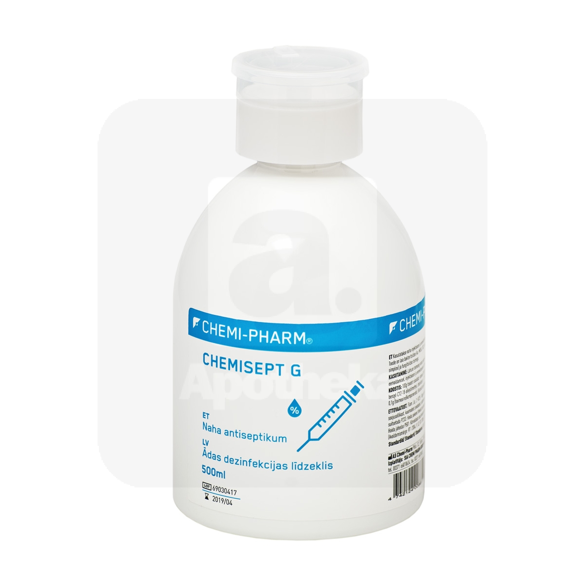 CHEMIPHARM CHEMISEPT G 500ML NIISUTUSPUMBAGA