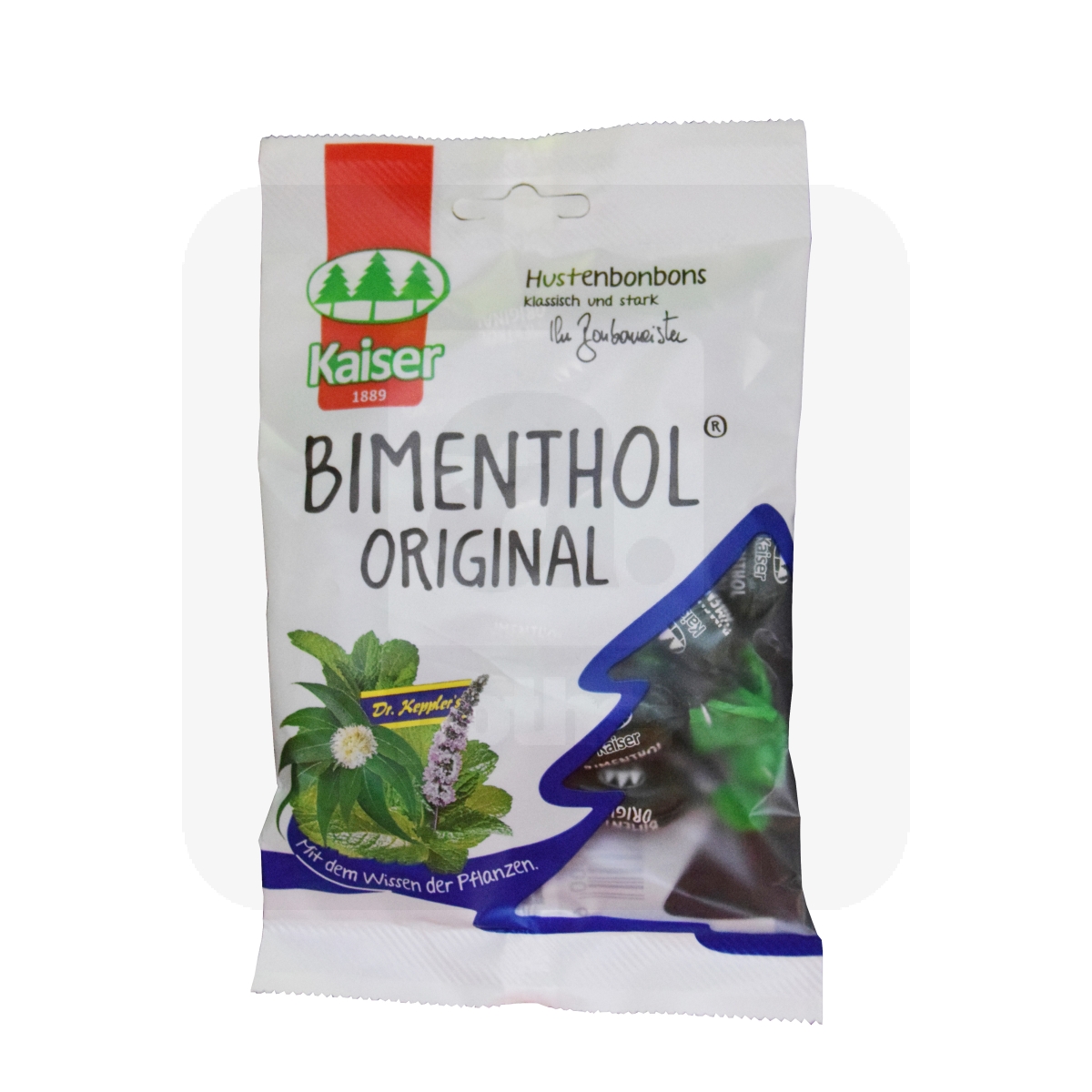 KAISER KÖHAKARAMELLID BIMENTHOL ORIGINAL 85G - Изображение товара