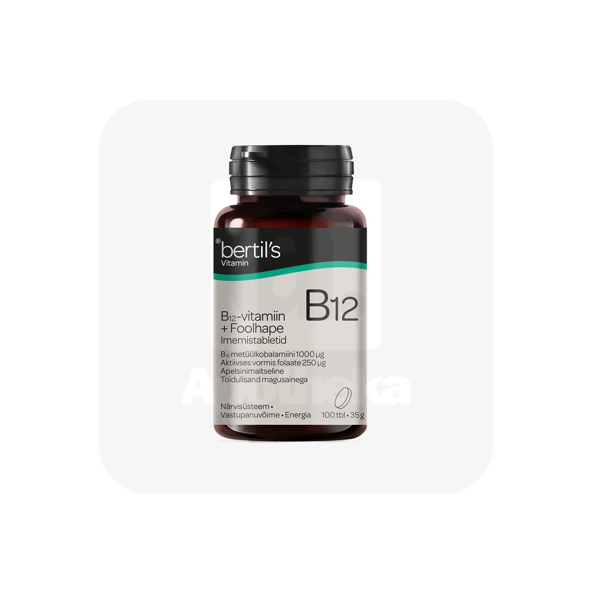 BERTILS VITAMIN B12+FOOLHAPE IMEMISTBL N100