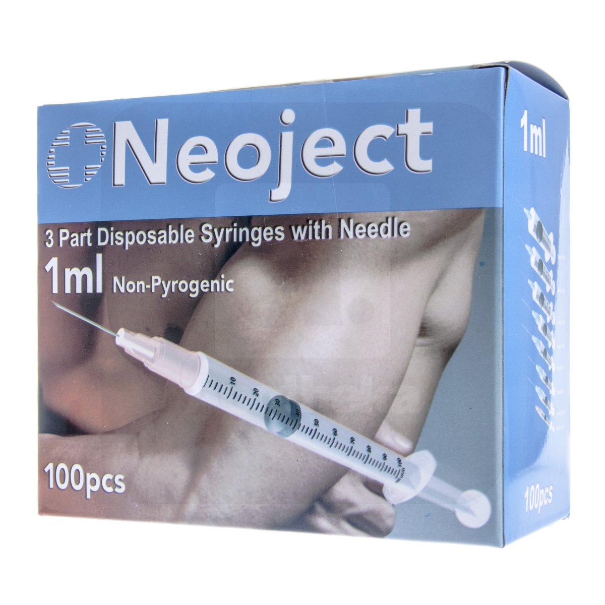 SÜSTAL NÕELAGA NEOJECT 1ML 3 OSALINE (27G) N100  /SLIP TIP/ - Изображение товара