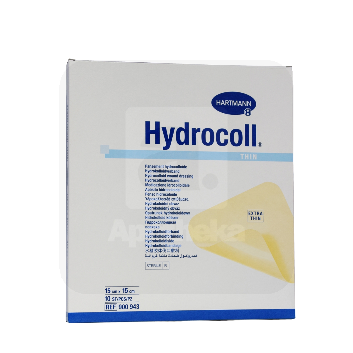 HYDROCOLL THIN 15X15CM N10/900943/ - Изображение товара