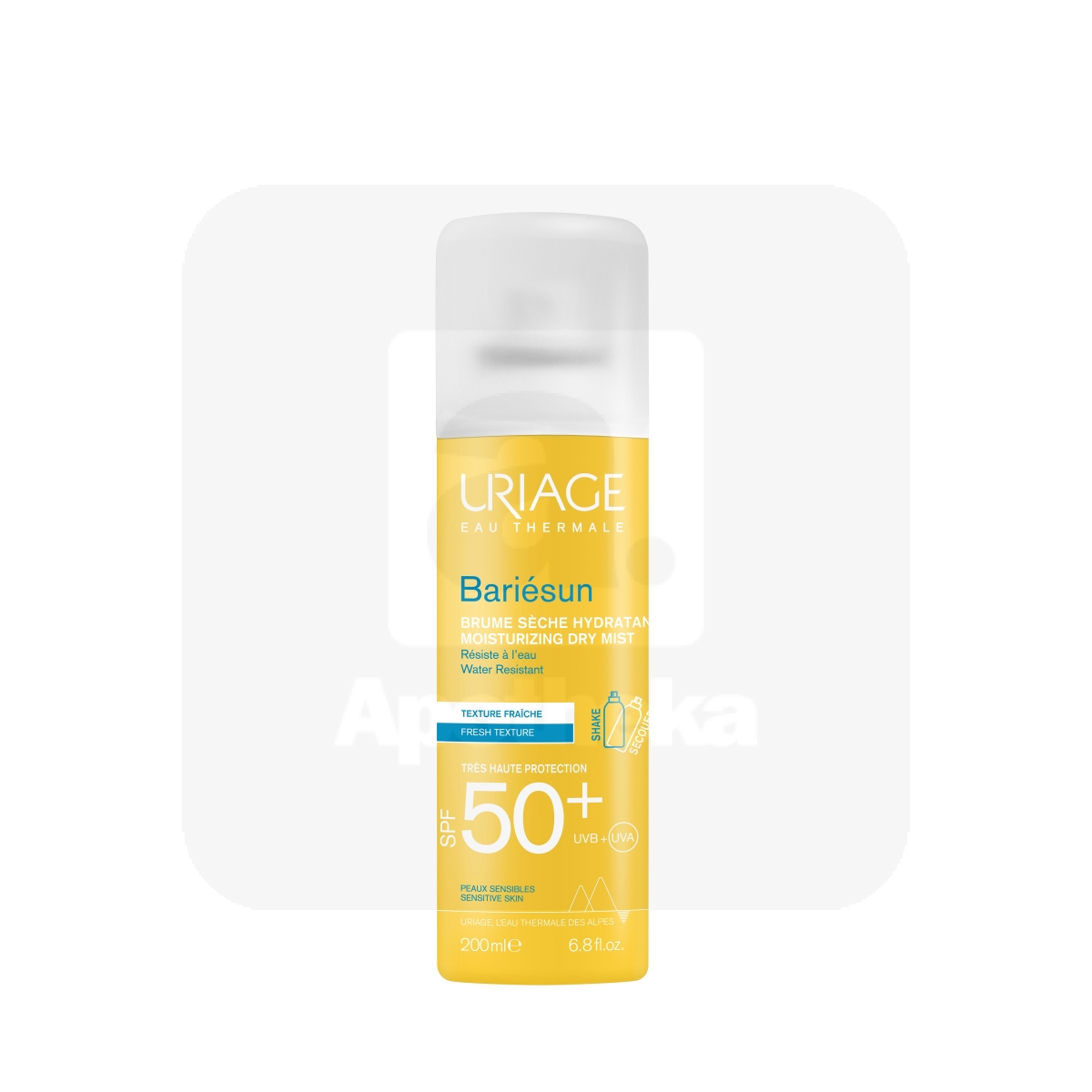 URIAGE BARIESUN PÄIKESEKAITSESPREI SPF50 200ML - Изображение товара