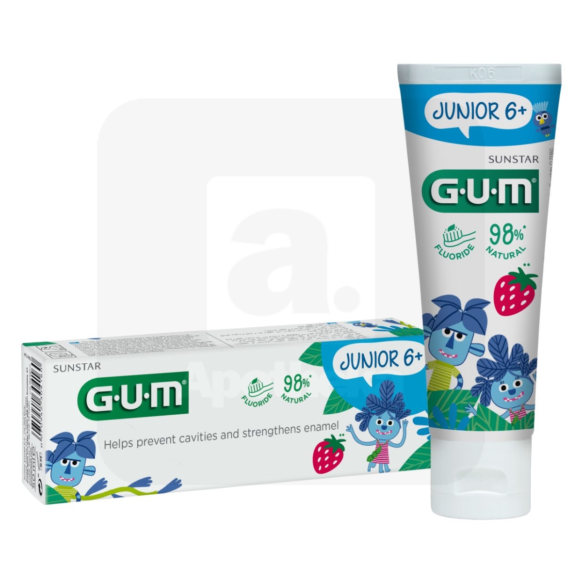 GUM HAMBAPASTA LASTELE JUNIOR TUTTI-FRUTTI 50ML (6+A) /3004/ - Изображение товара