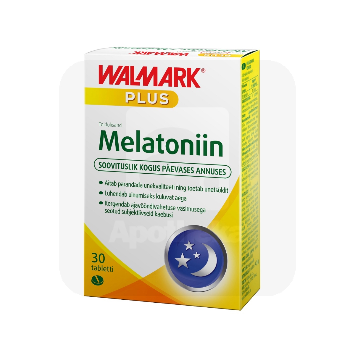 WALMARK MELATONIIN PLUS TBL N30 - Изображение товара