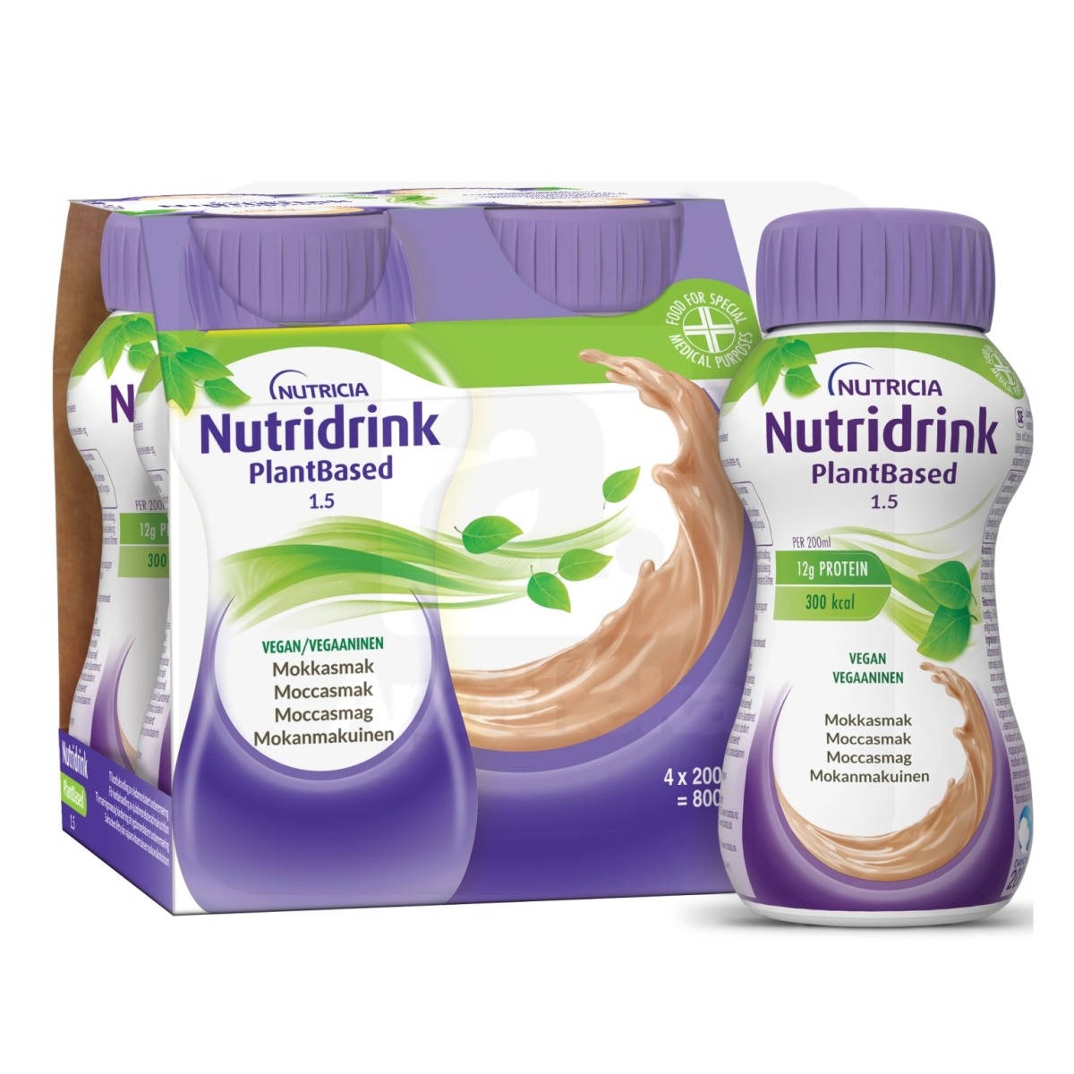 NUTRIDRINK PLANTBASED MOKKA-KOHVIMAITSELINE 200ML N4 - Изображение товара