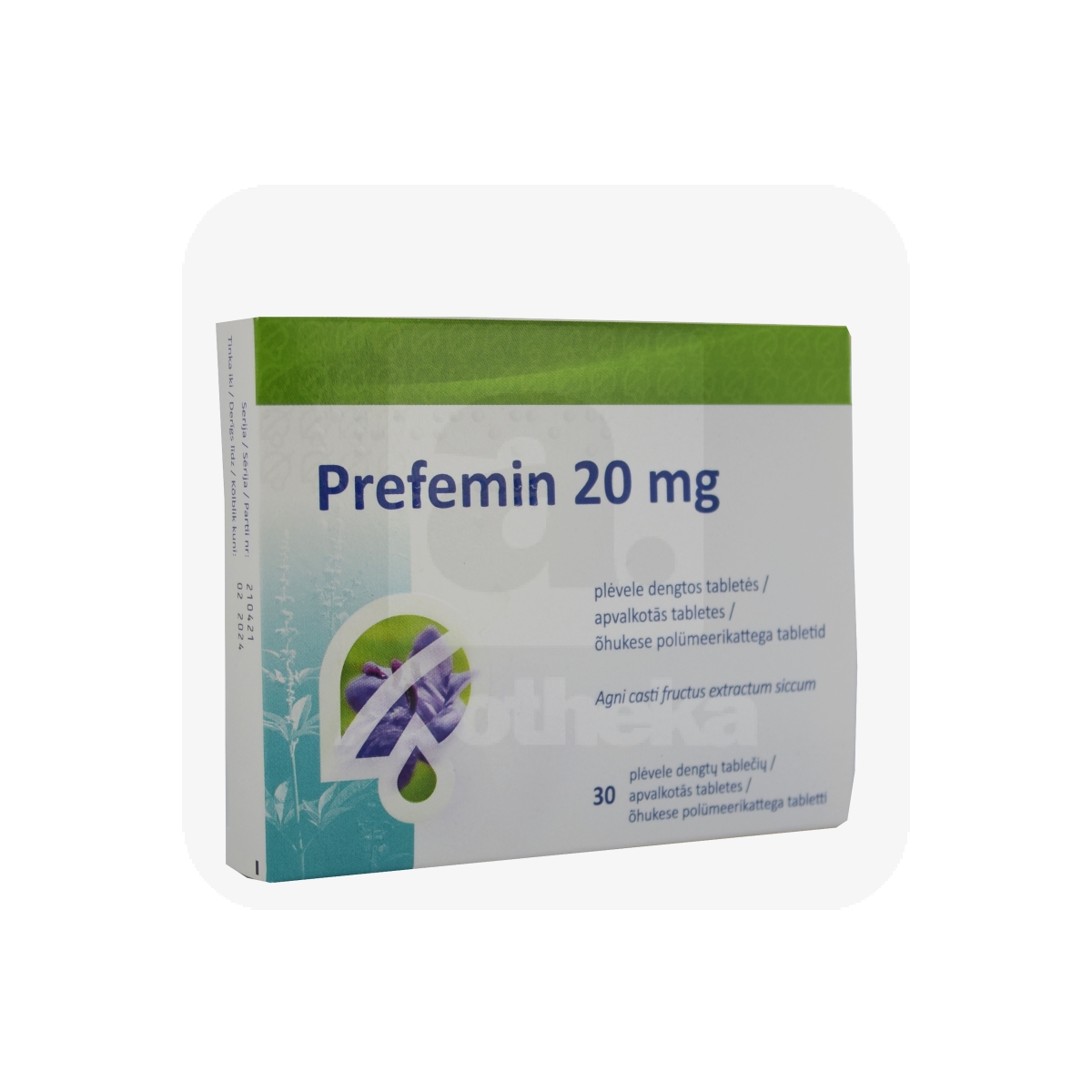 PREFEMIN TBL 20MG N30 - Изображение товара