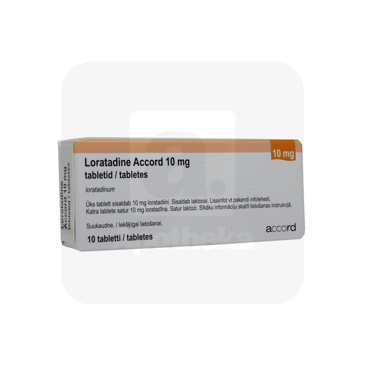 LORATADINE ACCORD TBL 10MG N10