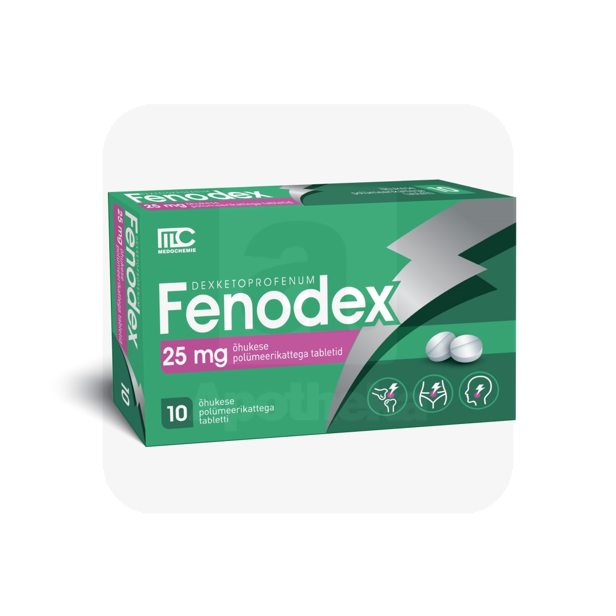 FENODEX KATTEGA TBL 25MG N10 - Изображение товара