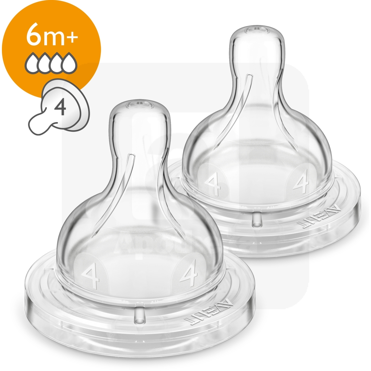 AVENT TOITMISLUTT CLASSIC+ 6 KUUST (4 AVAGA) 2TK - Изображение товара