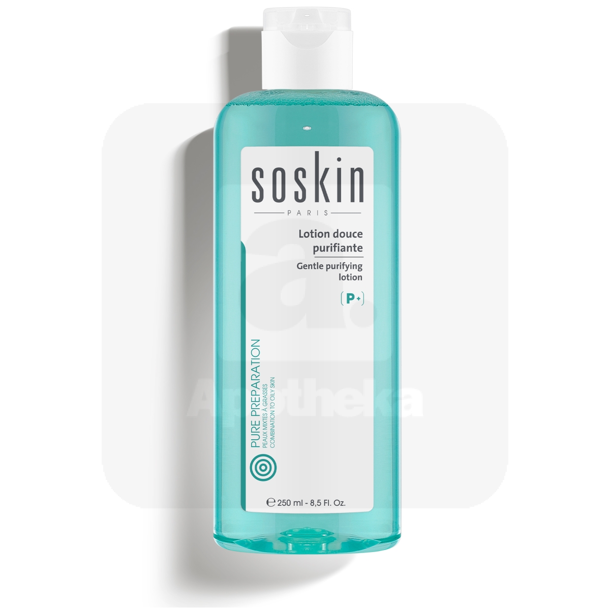 SOSKIN PARIS PUHASTUSLOSJOON RASUSELE JA KOMB.NAHALE 250ML - Изображение товара