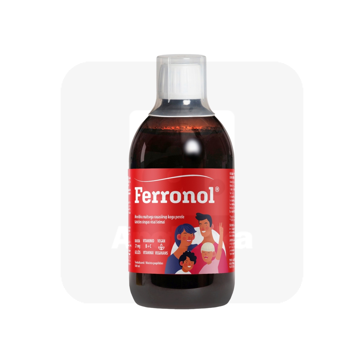 FERRONOL RAUASIIRUP 500ML - Изображение товара