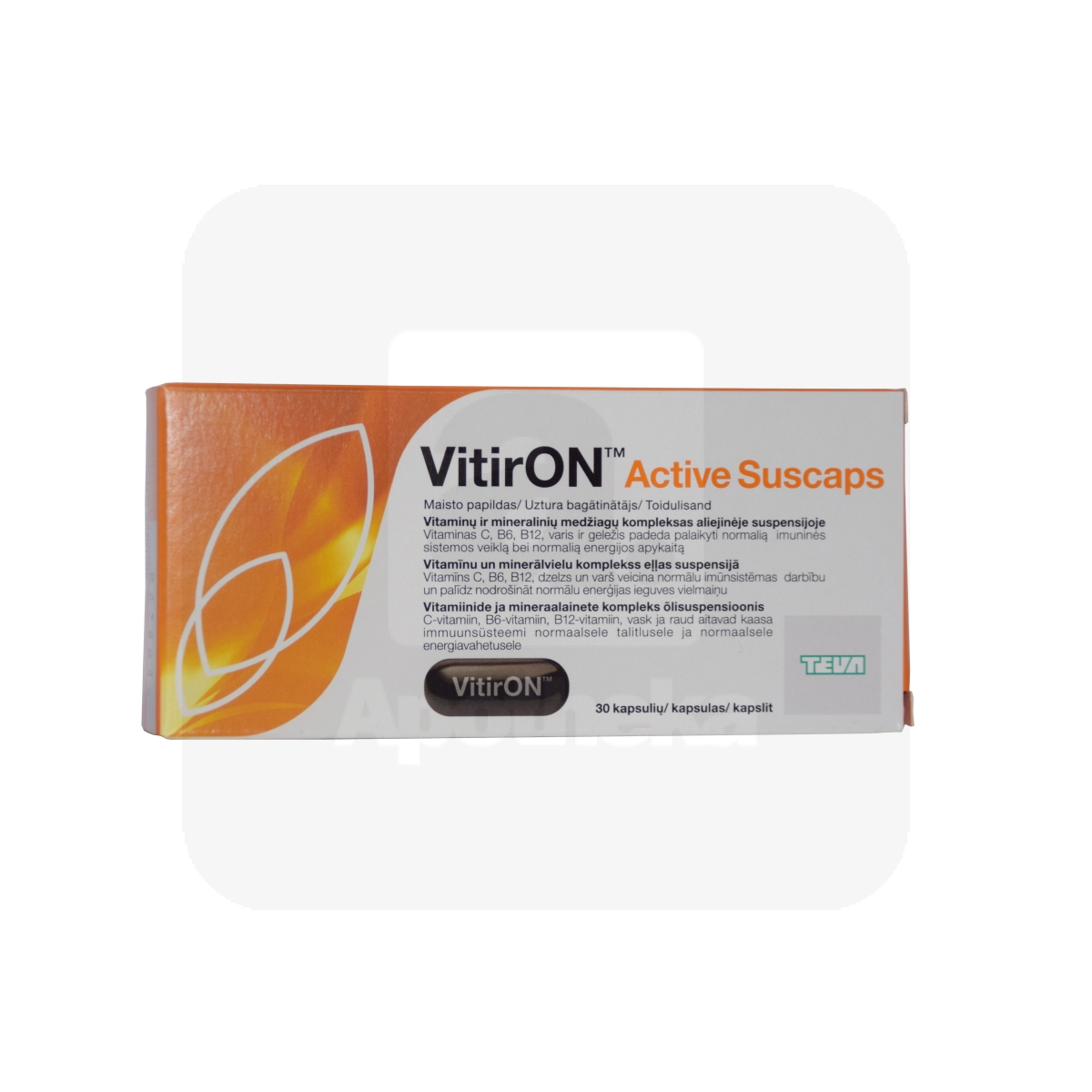 VITIRON ACTIVE SUSCAPS KAPSLID N30 - Изображение товара