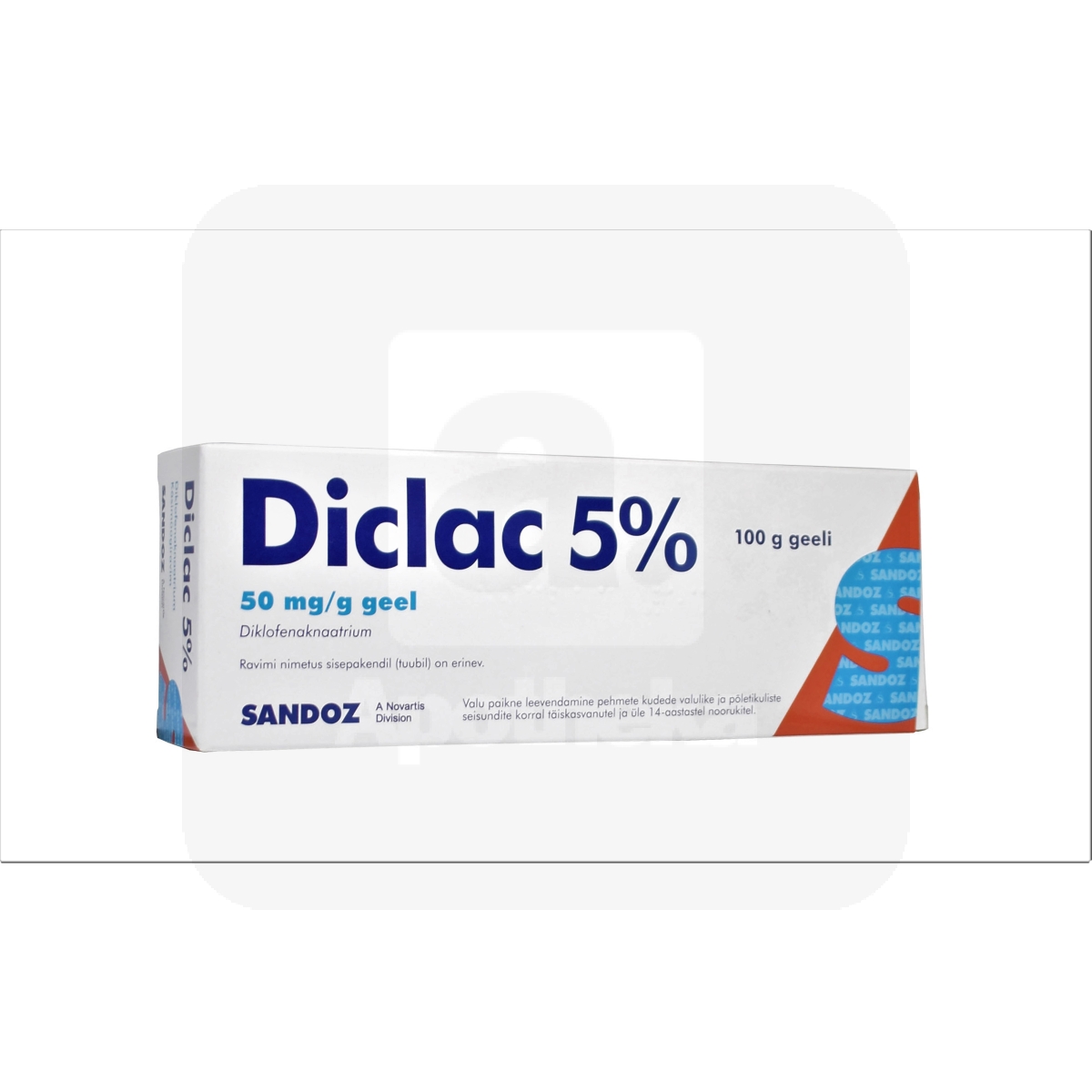 DICLAC 5% GEEL 50MG/G 100G (TML)