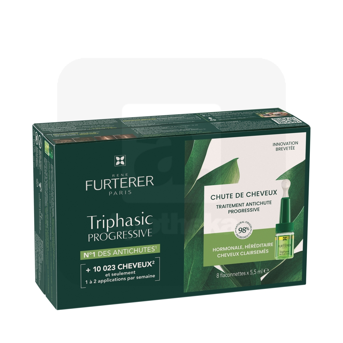 RENE FURTERER TRIPHASIC JUUKSEAMPULLID PROGRESSIVE 5,5ML N8 UUS - Изображение товара