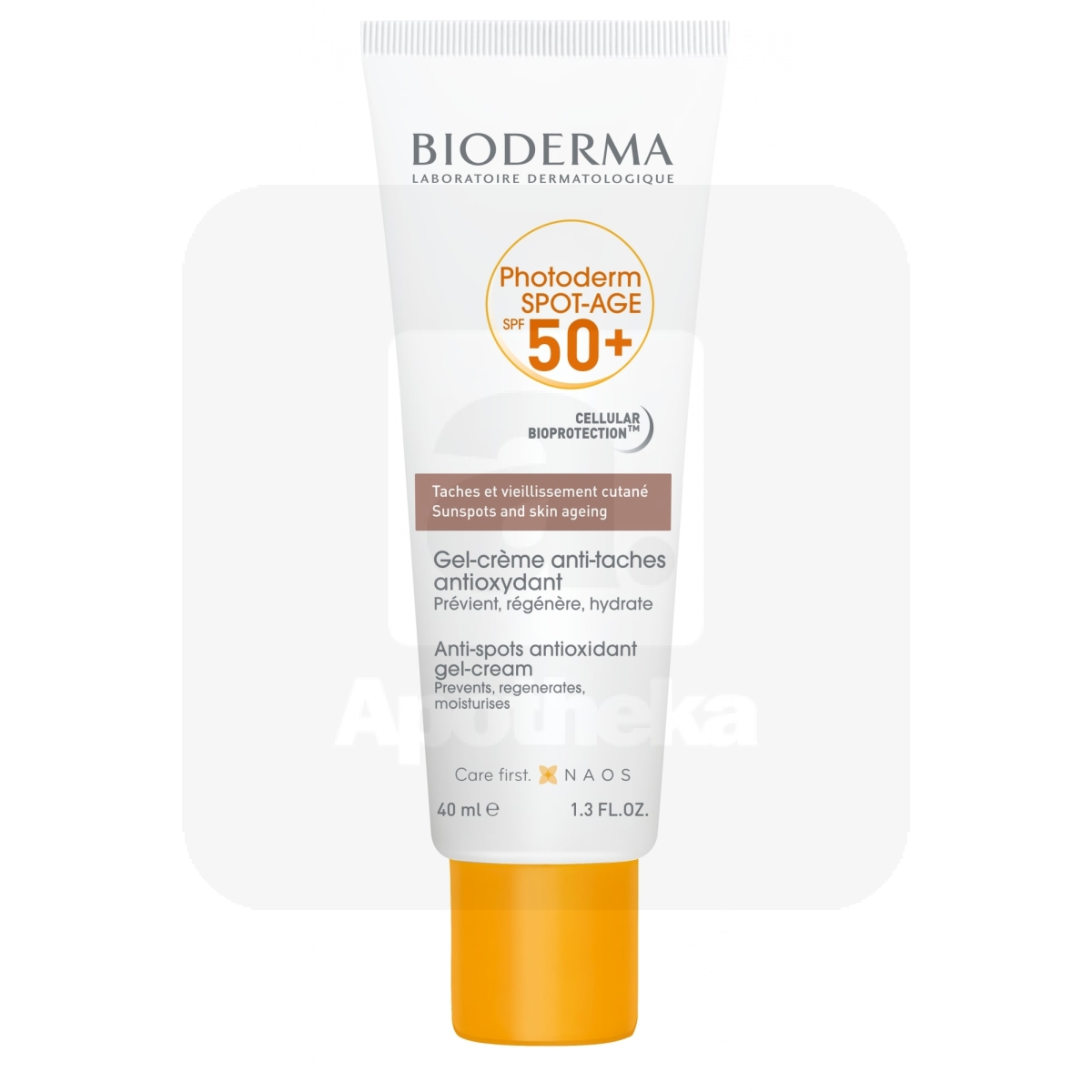 BIODERMA PHOTODERM PÄIKSEKAITSEKREEM SPOT-AGE SPF50+ 40ML - Изображение товара