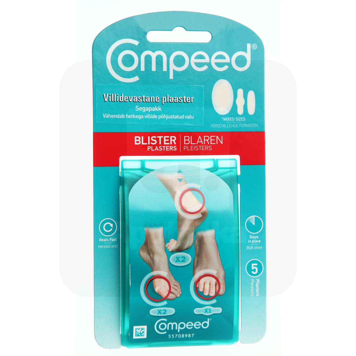 COMPEED VILLIPLAASTER SEGAPAKK N5