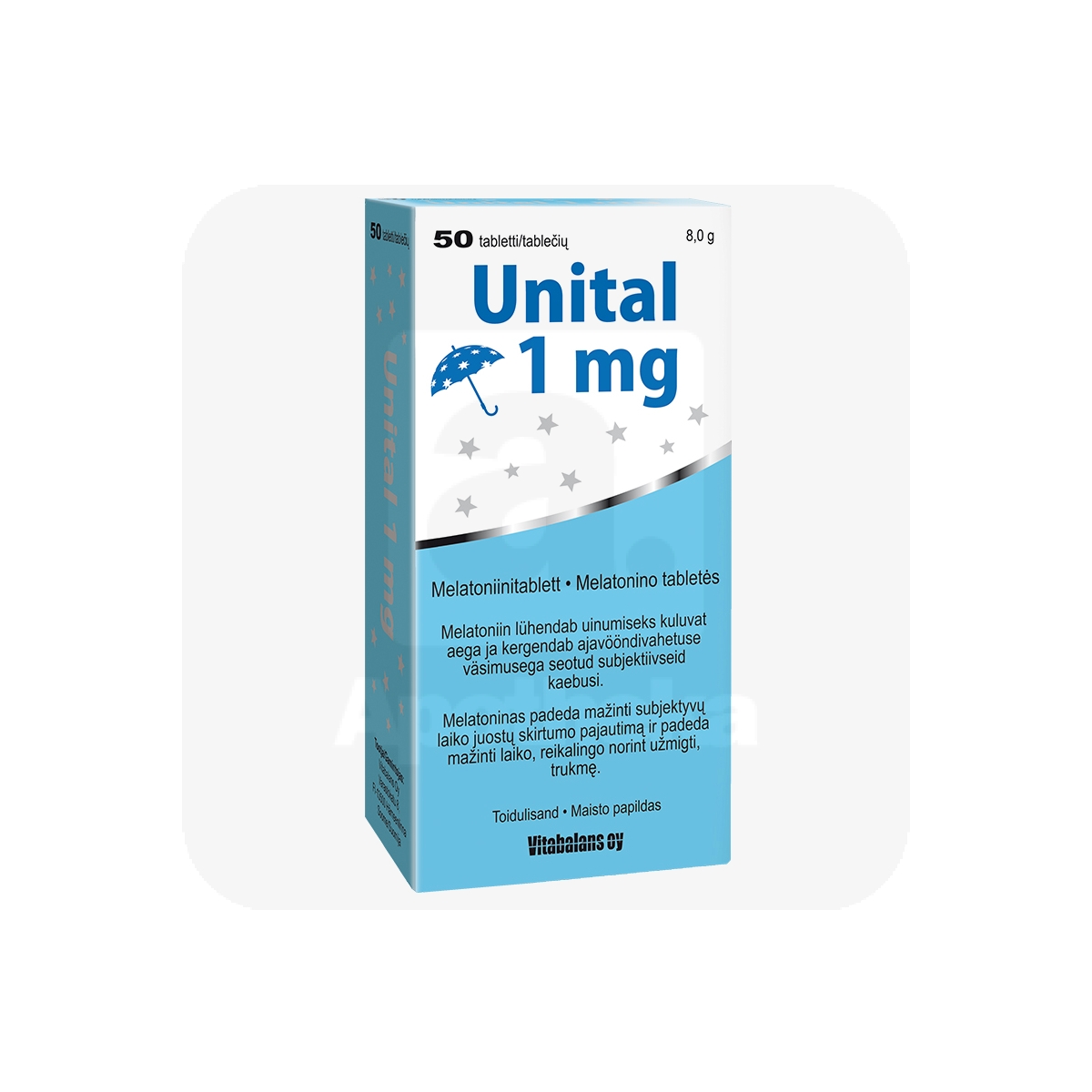 UNITAL TBL 1MG N50 - Изображение товара