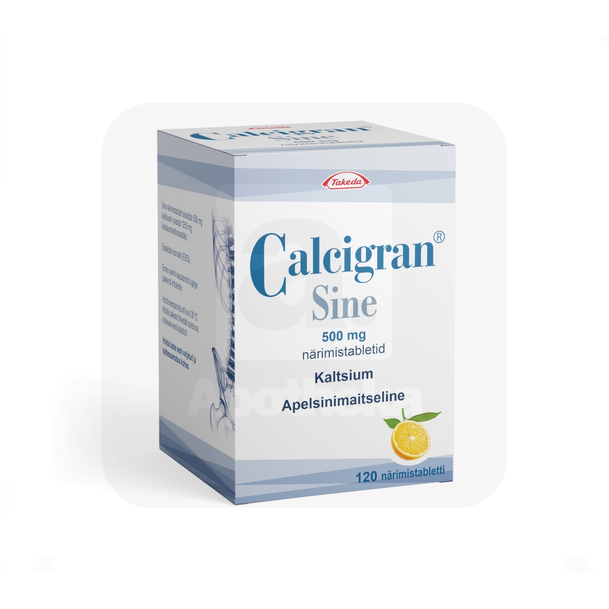 CALCIGRAN SINE NÄRIMISTBL 1250MG N120 - Изображение товара