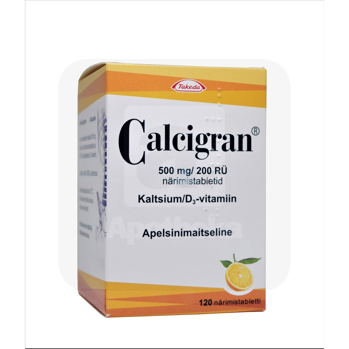 CALCIGRAN NÄRIMISTBL 500MG+200RÜ N120 - Изображение товара