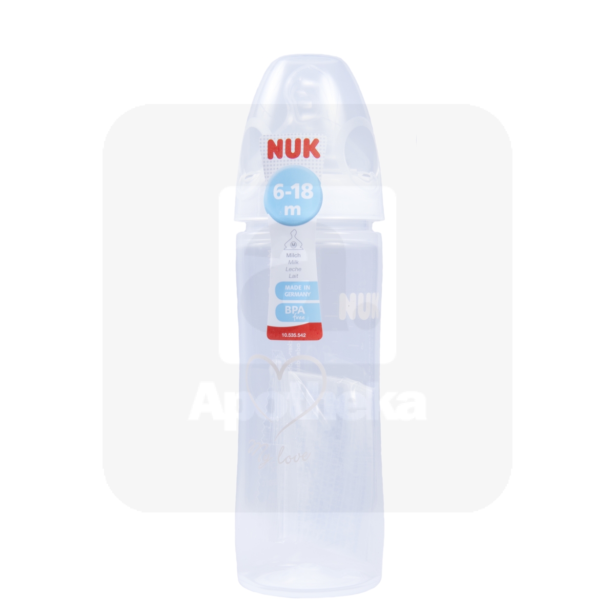 NUK FC+ LUTIPUDEL 2 CLASSIC (SILIK) 6-18 KUUD 250ML - Изображение товара