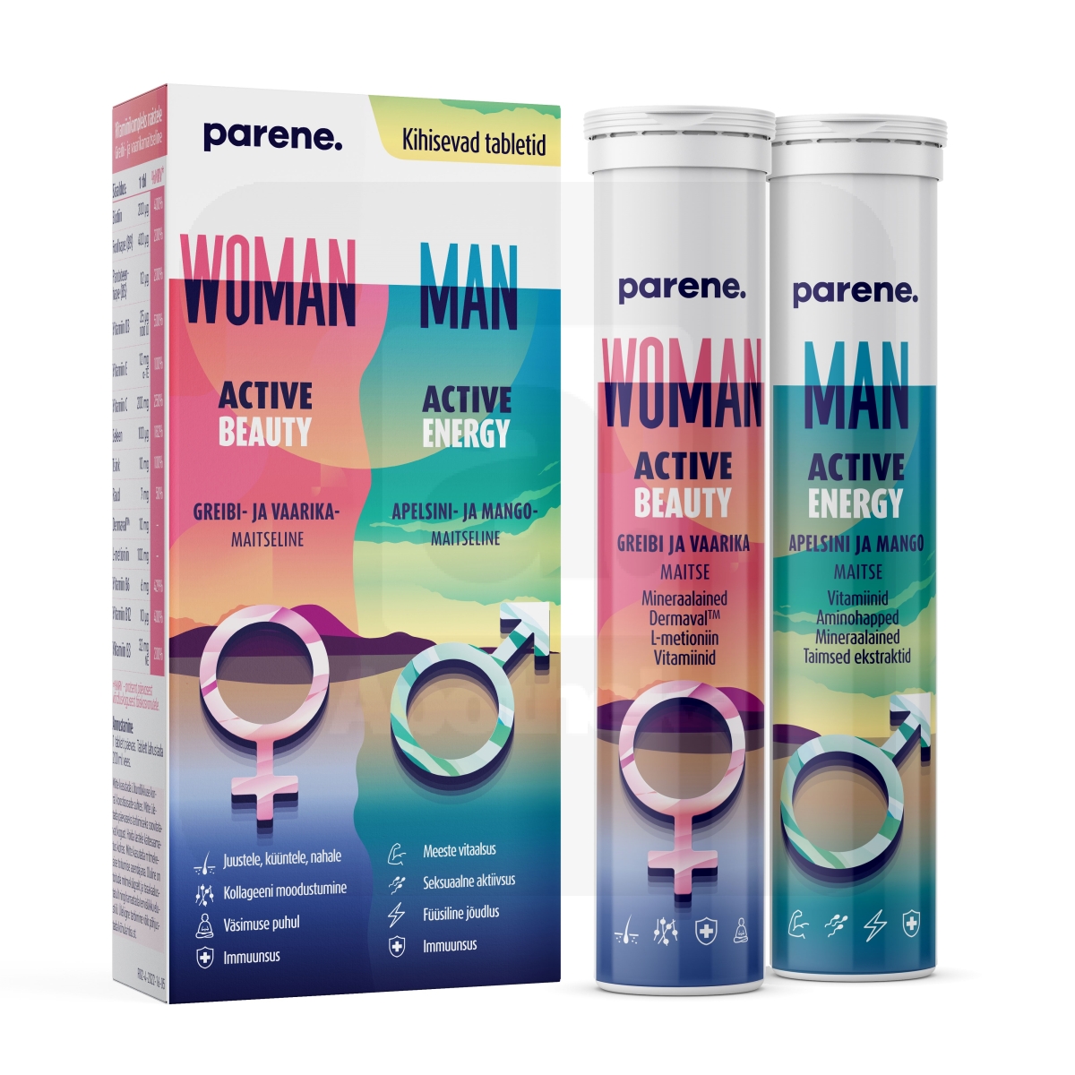 PARENE WOMAN BEAUTY N20+MAN ENERGY KIHISEVAD TBL N20 - Изображение товара