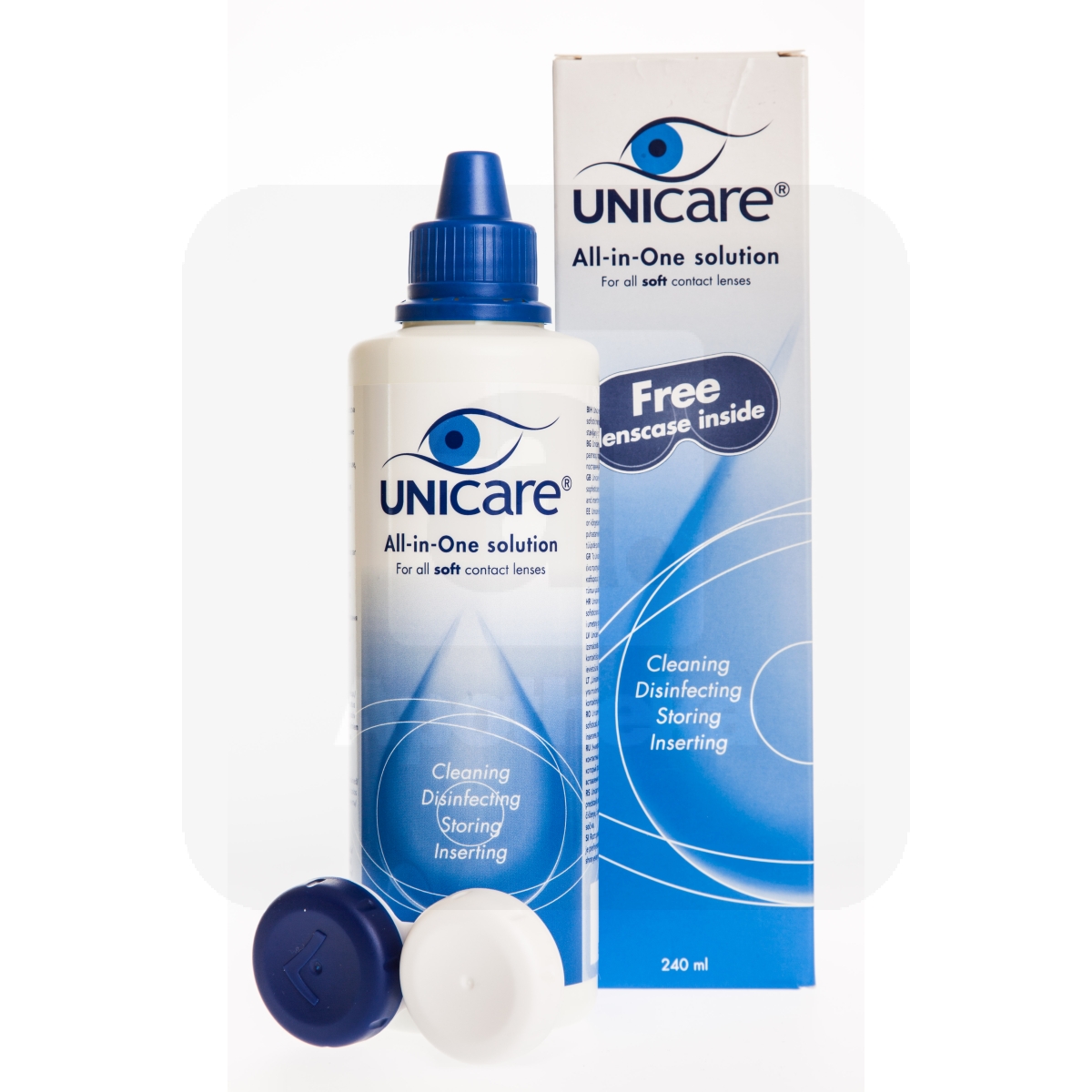 UNICARE ALL IN ONE 240ML (KONTAKTLÄÄTSEDE DES.LAHUS)