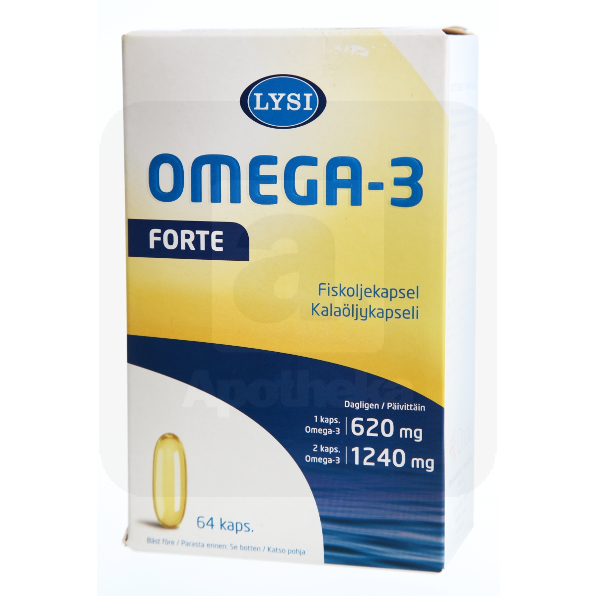 LYSI OMEGA-3 FORTE KAPSLID N64