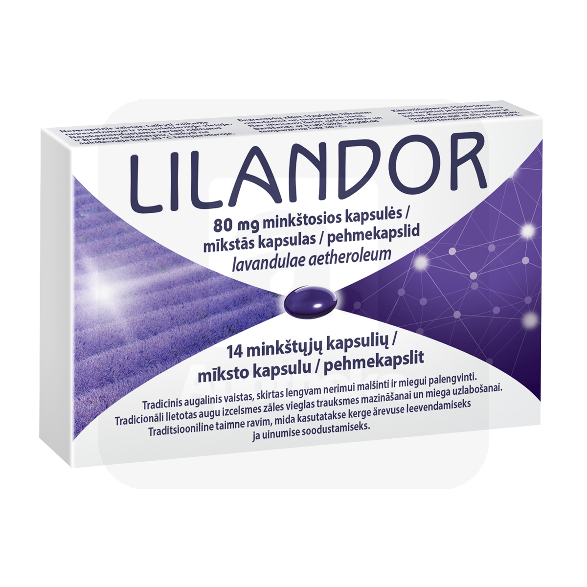 LILANDOR PEHMEKAPSEL 80MG N14 - Изображение товара 1