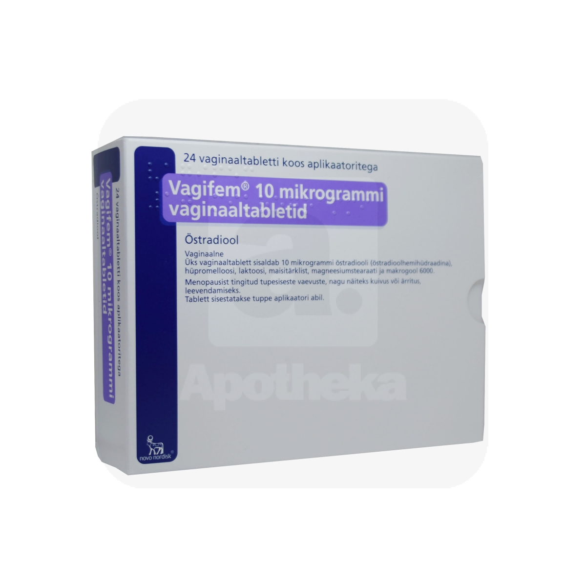 VAGIFEM VAGINAALTBL 10MCG N24 - Изображение товара