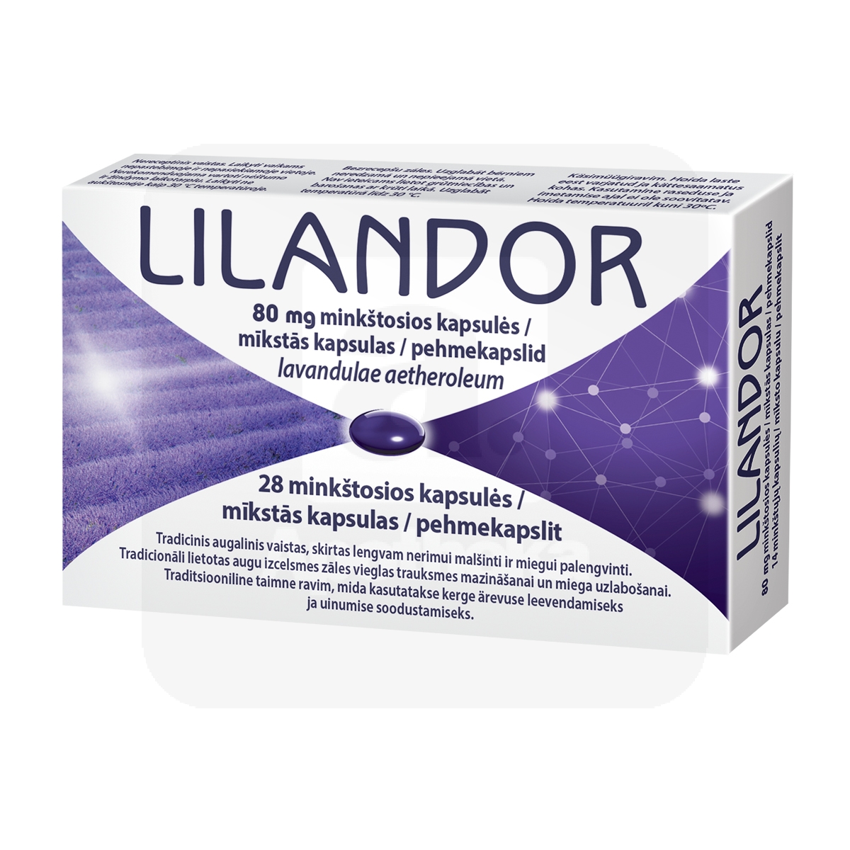 LILANDOR PEHMEKAPSEL 80MG N28 - Изображение товара 1