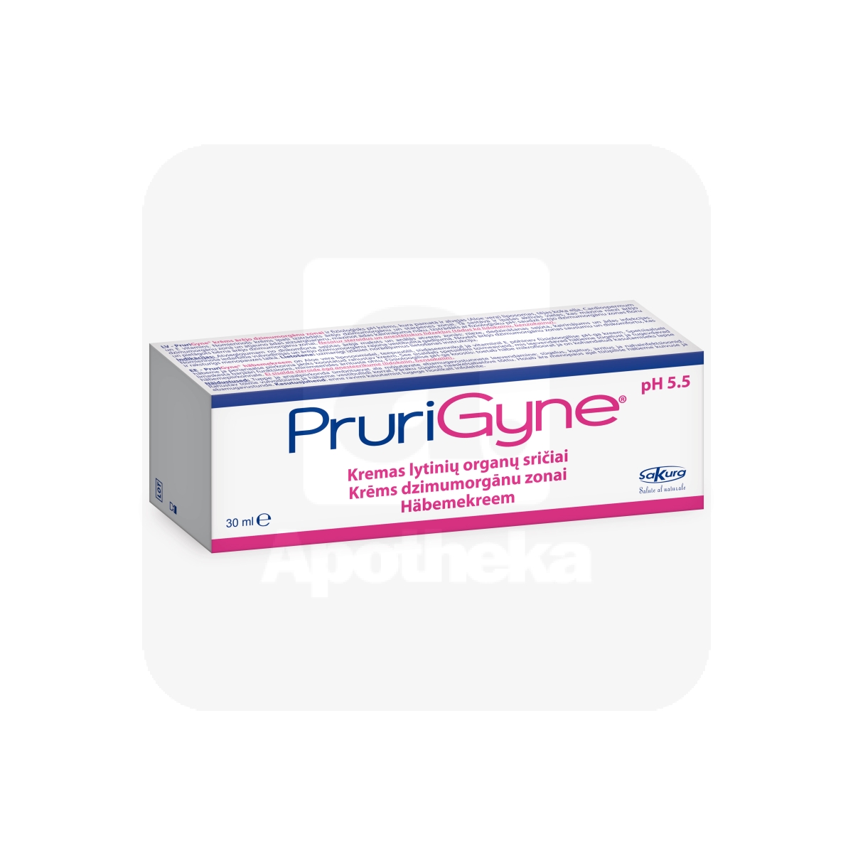 PRURIGYNE INTIIMKREEM PH 5.5 30ML