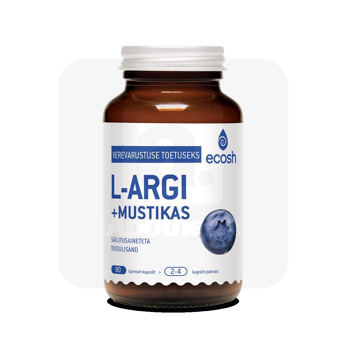 ECOSH L-ARGI+MUSTIKAS KAPSLID N90 - Изображение товара