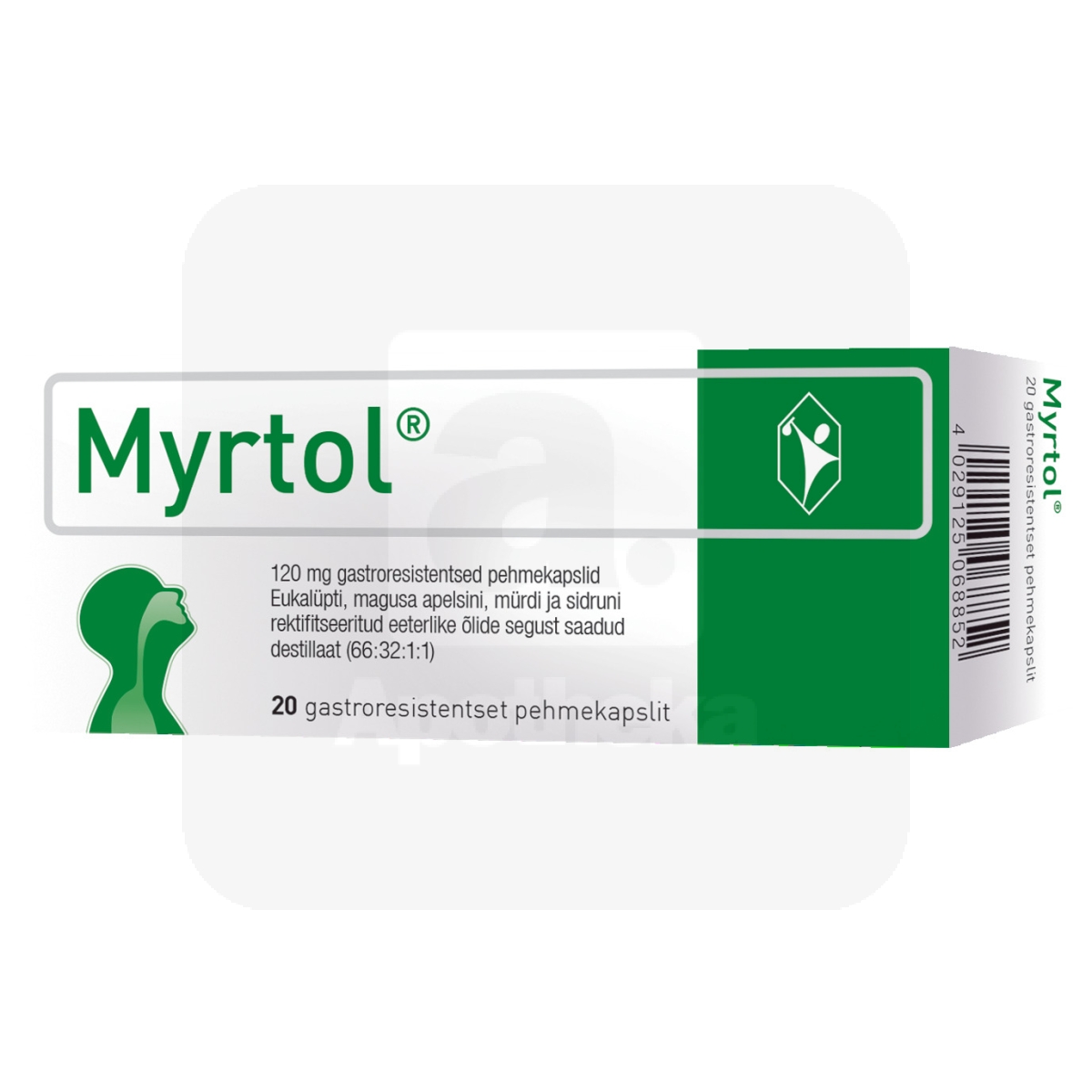 MYRTOL  GASTRORESIST KAPSEL 120MG N20 - Изображение товара