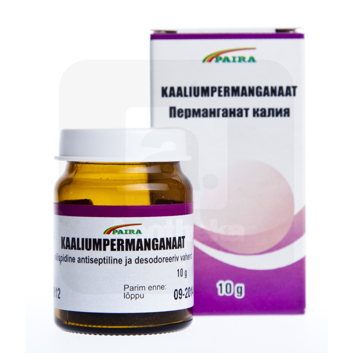 KAALIUMPERMANGANAAT 10G (PAIRA) - Изображение товара