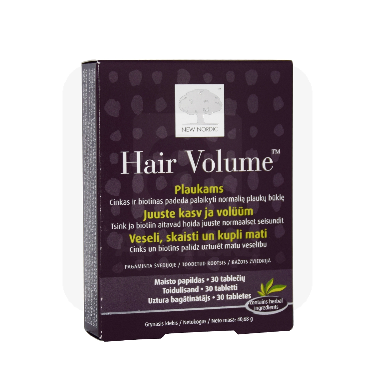 NEW NORDIC HAIR VOLUME TBL N30 - Изображение товара